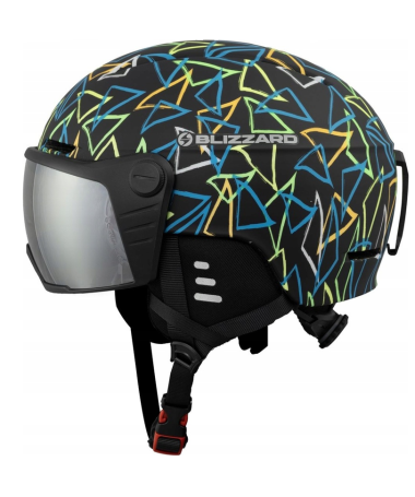 Kask Blizzard Flash Visor junior black/multicolor rozm. S 52-56 cm